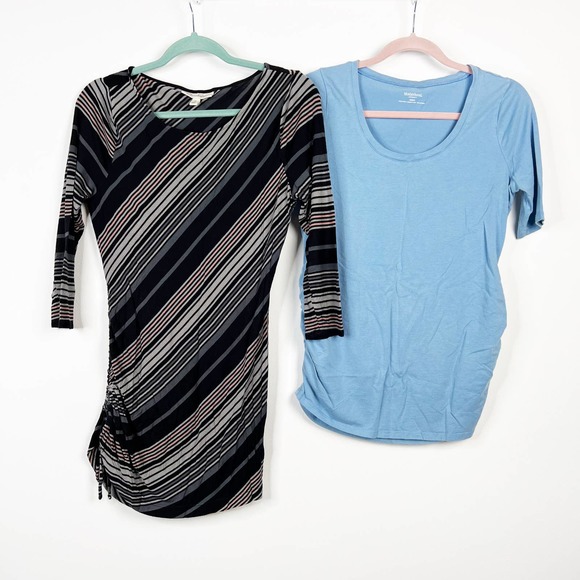 Bundle two maternity tops Jessica Simpson and Motherhood shirts Size medium - Picture 1 of 4